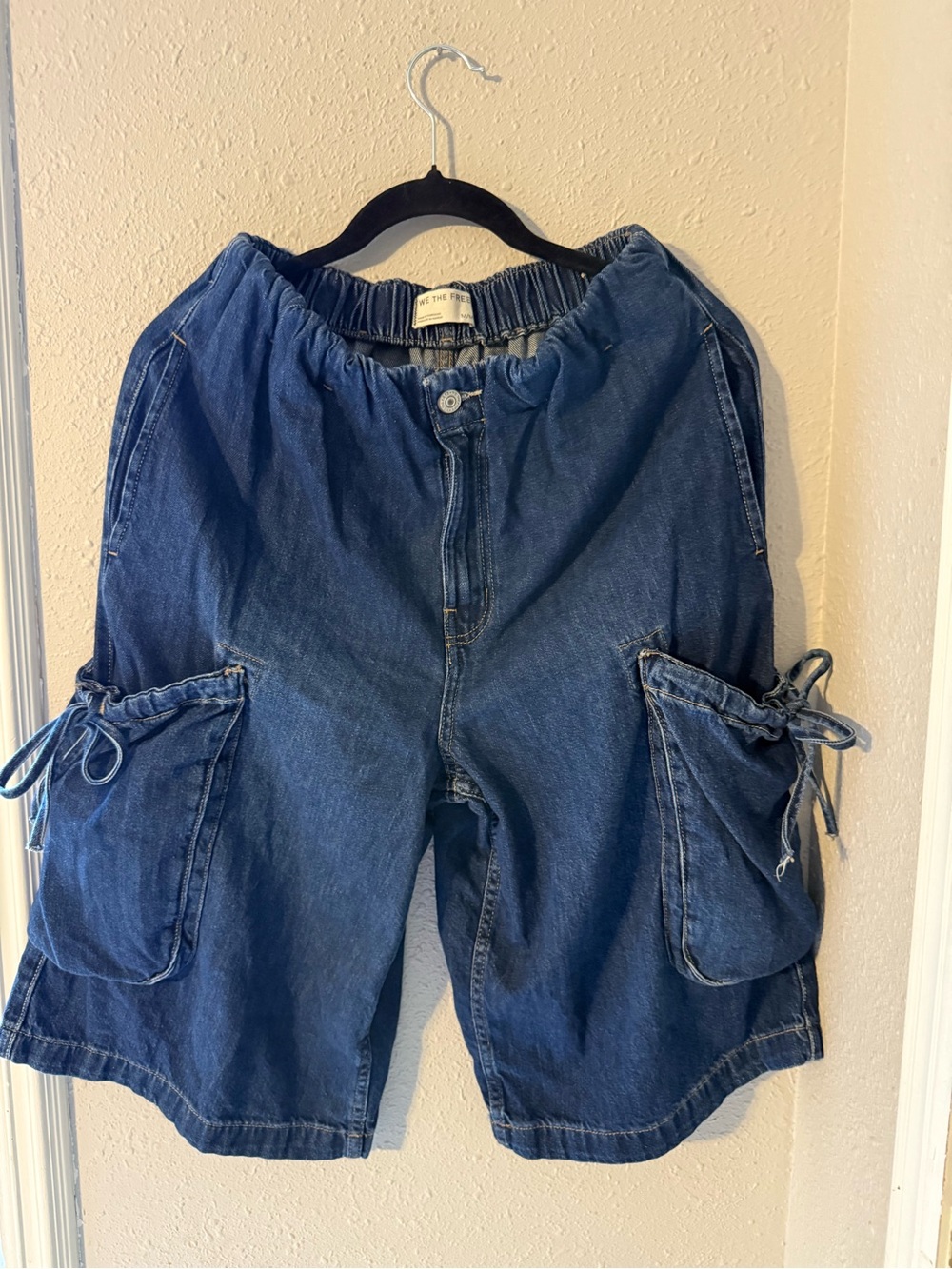 Free People We The Free Marty Crop Cargo Jeans, exaggerated bermuda - Picture 5 of 10
